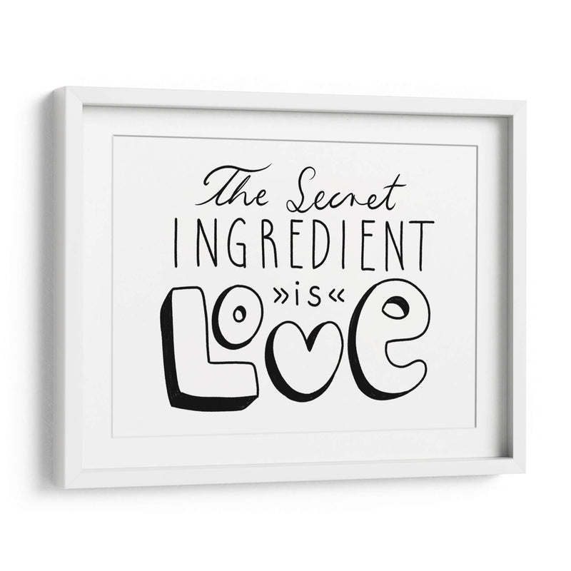 The secret ingredient is love - Maita San | Cuadro decorativo de Canvas Lab