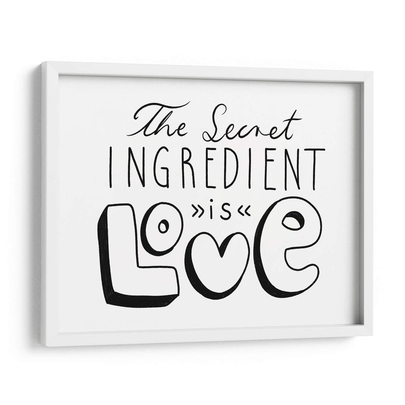 The secret ingredient is love - Maita San | Cuadro decorativo de Canvas Lab