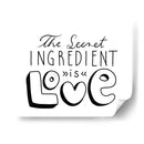 The secret ingredient is love - Maita San | Cuadro decorativo de Canvas Lab