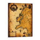 Mapa Antiguo - DEA Digital Esoteric Art | Cuadro decorativo de Canvas Lab