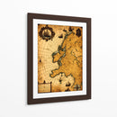 Mapa Antiguo - DEA Digital Esoteric Art | Cuadro decorativo de Canvas Lab