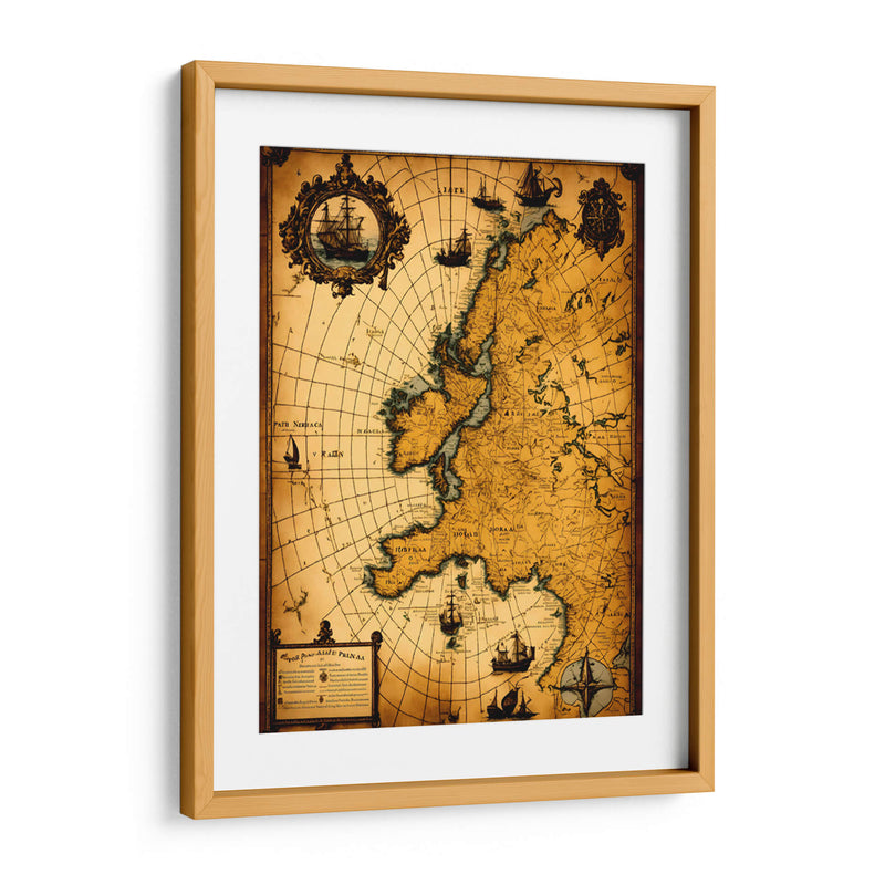 Mapa Antiguo - DEA Digital Esoteric Art | Cuadro decorativo de Canvas Lab