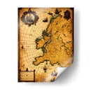 Mapa Antiguo - DEA Digital Esoteric Art | Cuadro decorativo de Canvas Lab