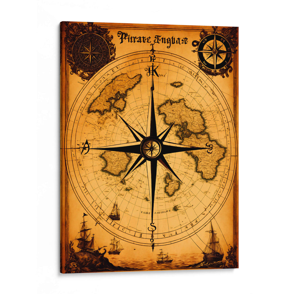 Brújula Pirata - DEA Digital Esoteric Art | Cuadro decorativo de Canvas Lab