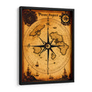 Brújula Pirata - DEA Digital Esoteric Art | Cuadro decorativo de Canvas Lab