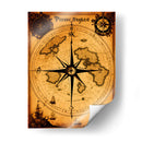 Brújula Pirata - DEA Digital Esoteric Art | Cuadro decorativo de Canvas Lab