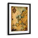 Mapa Antiguo Mar del Norte - DEA Digital Esoteric Art | Cuadro decorativo de Canvas Lab