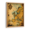 Mapa Antiguo Mar del Norte - DEA Digital Esoteric Art | Cuadro decorativo de Canvas Lab