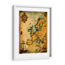 Mapa Antiguo Mar del Norte - DEA Digital Esoteric Art | Cuadro decorativo de Canvas Lab