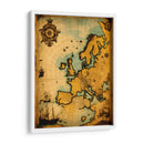 Mapa Antiguo Mar del Norte - DEA Digital Esoteric Art | Cuadro decorativo de Canvas Lab