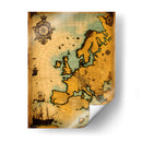 Mapa Antiguo Mar del Norte - DEA Digital Esoteric Art | Cuadro decorativo de Canvas Lab