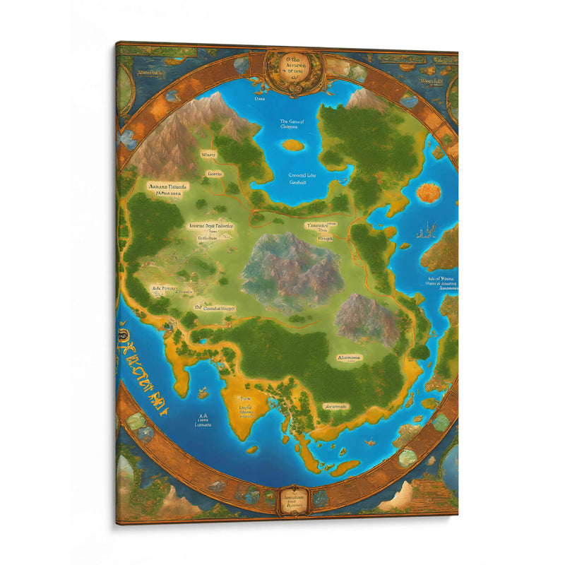 Mapa Astral Dimensional - DEA Digital Esoteric Art | Cuadro decorativo de Canvas Lab