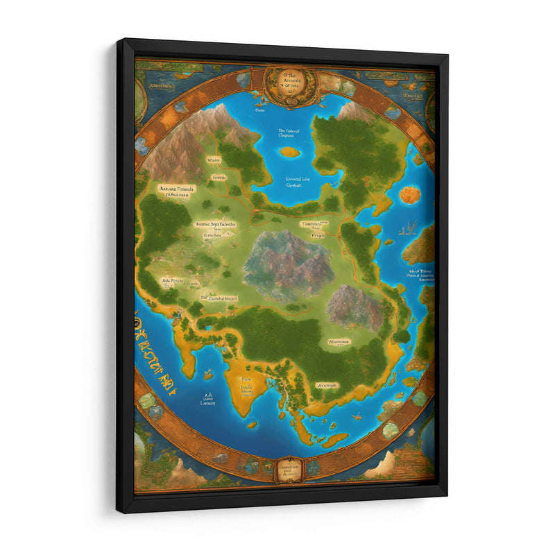 Mapa Astral Dimensional - DEA Digital Esoteric Art | Cuadro decorativo de Canvas Lab