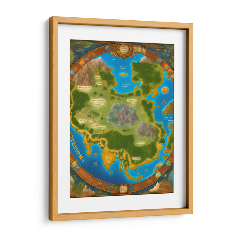 Mapa Astral Dimensional - DEA Digital Esoteric Art | Cuadro decorativo de Canvas Lab