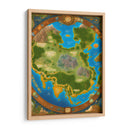 Mapa Astral Dimensional - DEA Digital Esoteric Art | Cuadro decorativo de Canvas Lab