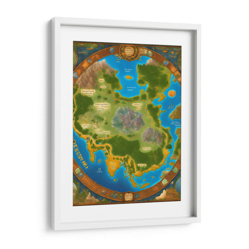 Mapa Astral Dimensional - DEA Digital Esoteric Art | Cuadro decorativo de Canvas Lab