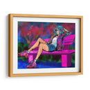 Chica Descansando en una Banca de Parque - Donaldo Meda  | Cuadro decorativo de Canvas Lab