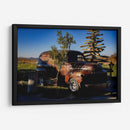 Camioneta Oxidada con Escultura de Madera - Donaldo Meda  | Cuadro decorativo de Canvas Lab