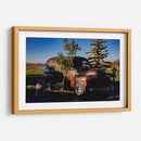 Camioneta Oxidada con Escultura de Madera - Donaldo Meda  | Cuadro decorativo de Canvas Lab