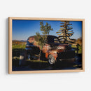 Camioneta Oxidada con Escultura de Madera - Donaldo Meda  | Cuadro decorativo de Canvas Lab