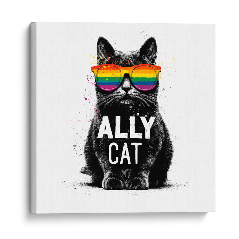 Ally Cat - Raúl Bermudez | Cuadro decorativo de Canvas Lab