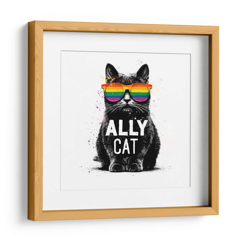 Ally Cat - Raúl Bermudez | Cuadro decorativo de Canvas Lab