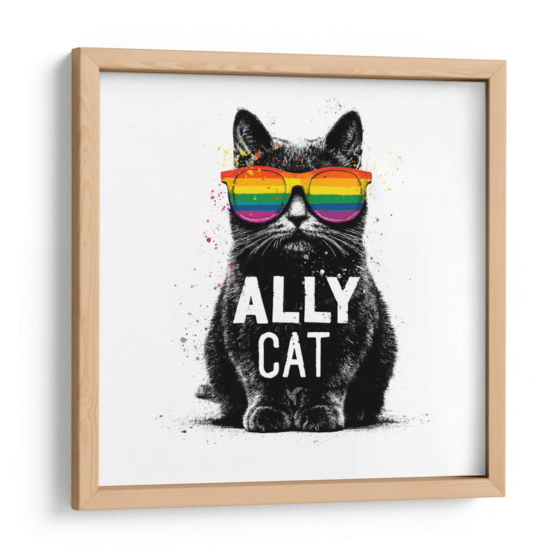 Ally Cat - Raúl Bermudez | Cuadro decorativo de Canvas Lab