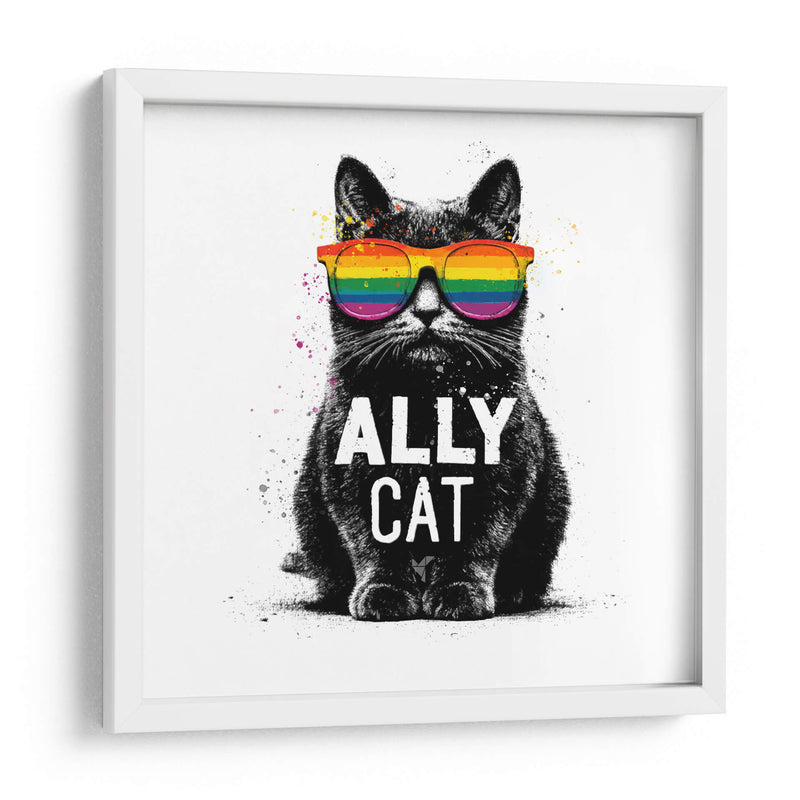 Ally Cat - Raúl Bermudez | Cuadro decorativo de Canvas Lab