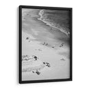 En la playa - Blanco y Negro - Wandering Pixels Co. | Cuadro decorativo de Canvas Lab