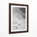En la playa - Blanco y Negro - Wandering Pixels Co. | Cuadro decorativo de Canvas Lab