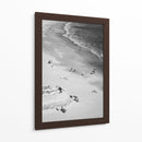 En la playa - Blanco y Negro - Wandering Pixels Co. | Cuadro decorativo de Canvas Lab
