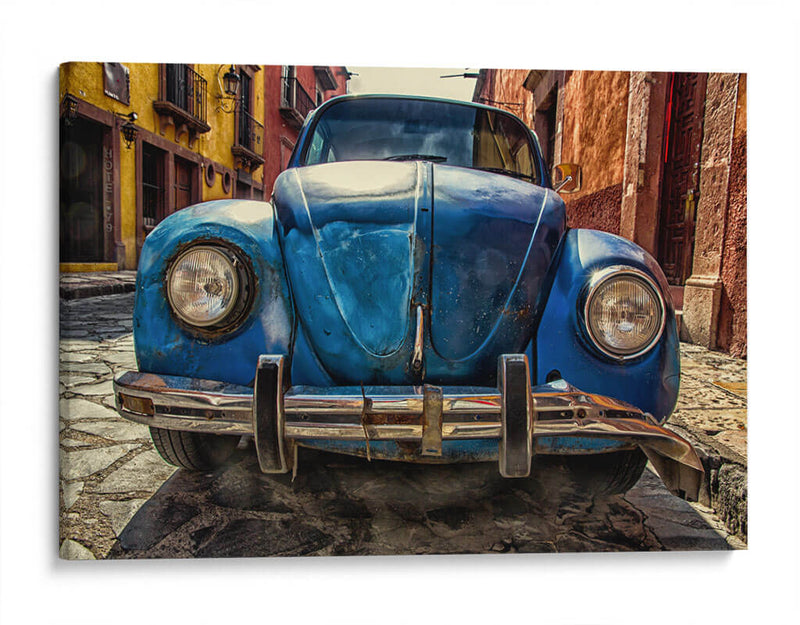 Bocho azul en San Miguel | Cuadro decorativo de Canvas Lab