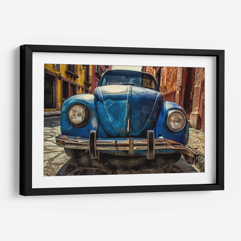 Bocho azul en San Miguel | Cuadro decorativo de Canvas Lab