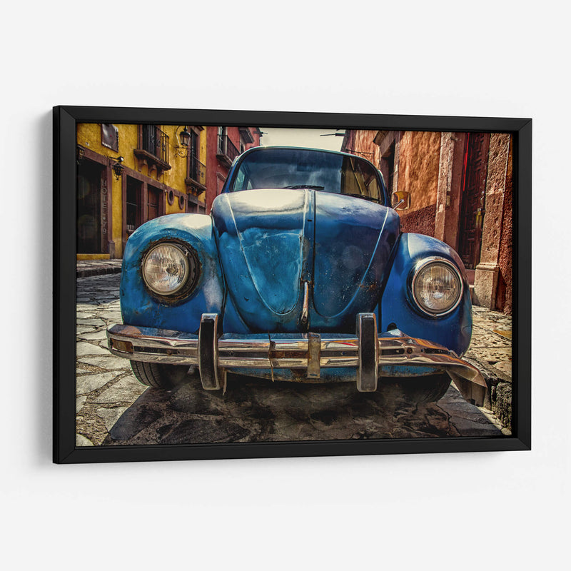 Bocho azul en San Miguel | Cuadro decorativo de Canvas Lab