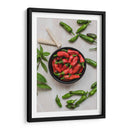 Bowl de chiles | Cuadro decorativo de Canvas Lab
