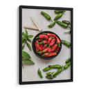 Bowl de chiles | Cuadro decorativo de Canvas Lab