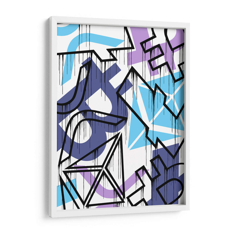 Bitcoin Graffiti 01 - David Aste | Cuadro decorativo de Canvas Lab