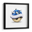 Blue Shell Graffiti 03 - David Aste | Cuadro decorativo de Canvas Lab