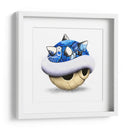 Blue Shell Graffiti 03 - David Aste | Cuadro decorativo de Canvas Lab