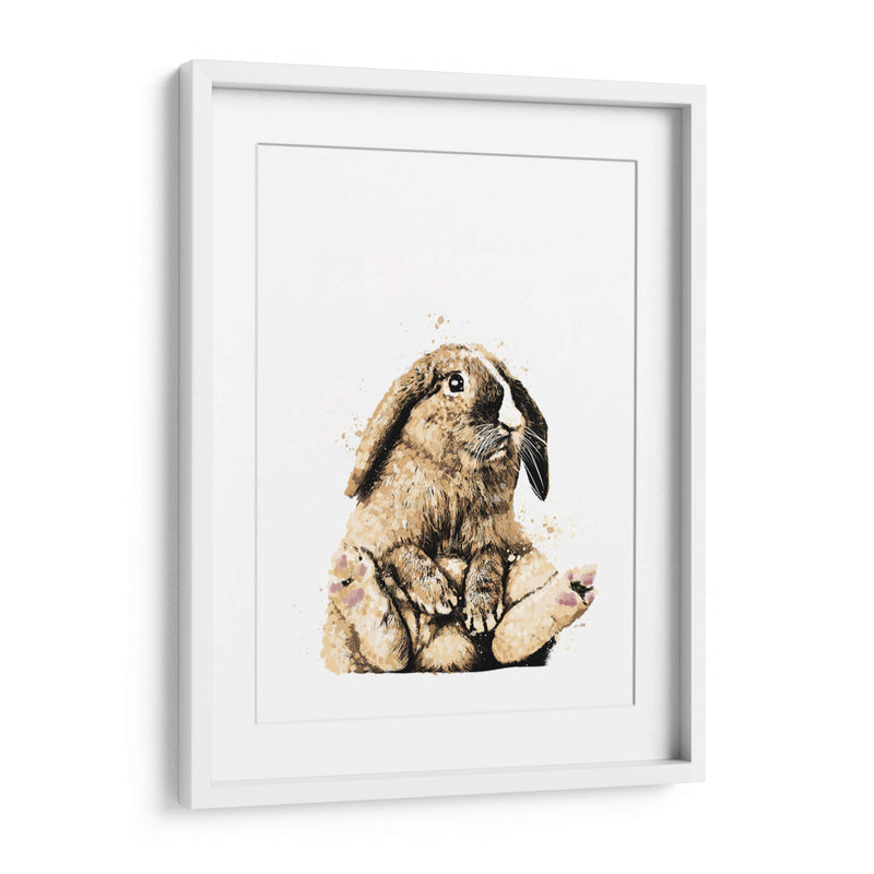 Bunny Front Chill - Hue Art | Cuadro decorativo de Canvas Lab