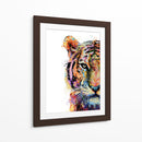 Cara de Tigre Colorido - Hue Art | Cuadro decorativo de Canvas Lab