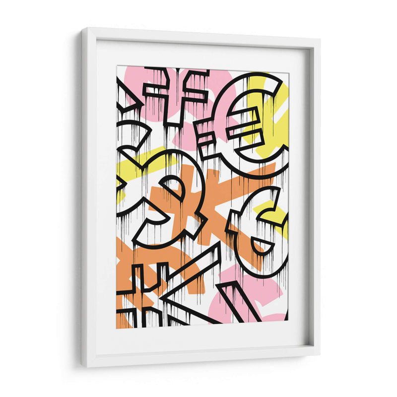 Dinero Graffiti 01 - David Aste | Cuadro decorativo de Canvas Lab