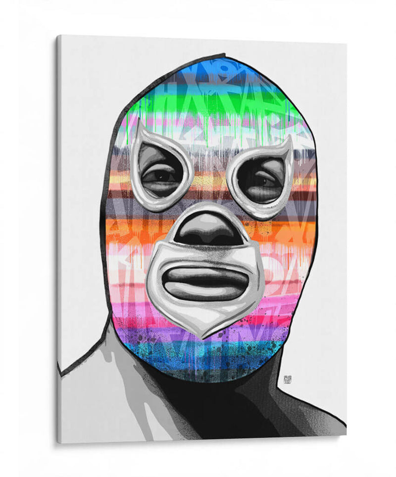 El Santo Graffiti 01 - David Aste | Cuadro decorativo de Canvas Lab