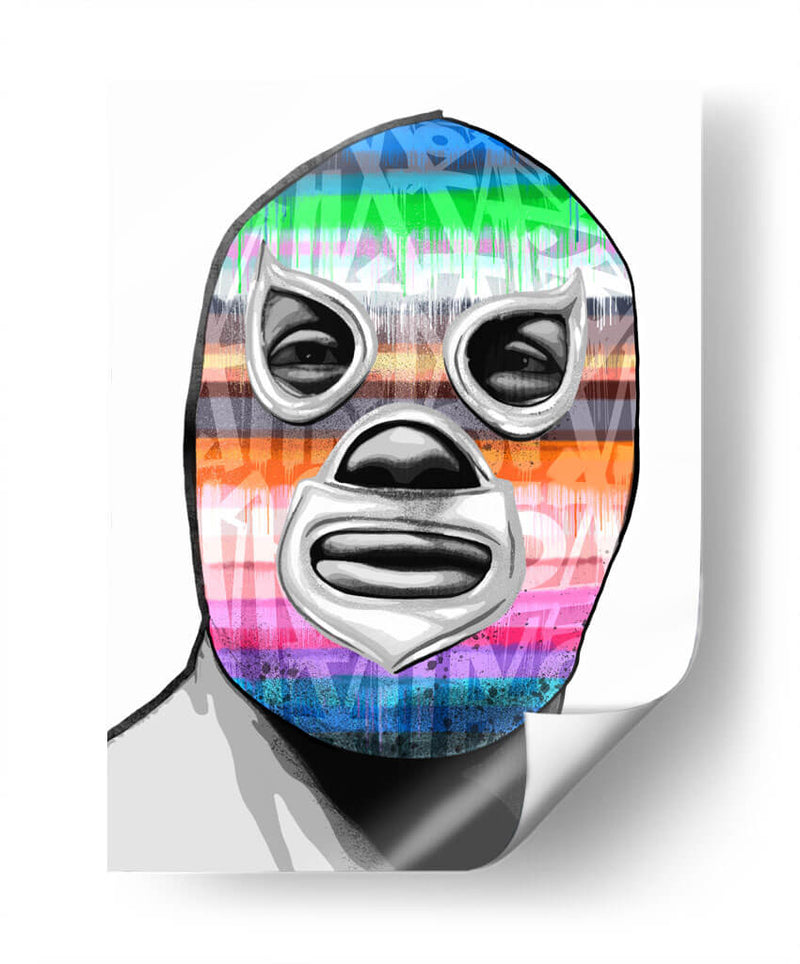 El Santo Graffiti 01 - David Aste | Cuadro decorativo de Canvas Lab