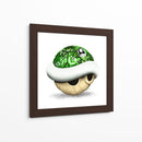 Green Shell Graffiti 02 - David Aste | Cuadro decorativo de Canvas Lab