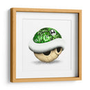 Green Shell Graffiti 02 - David Aste | Cuadro decorativo de Canvas Lab