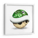 Green Shell Graffiti 02 - David Aste | Cuadro decorativo de Canvas Lab