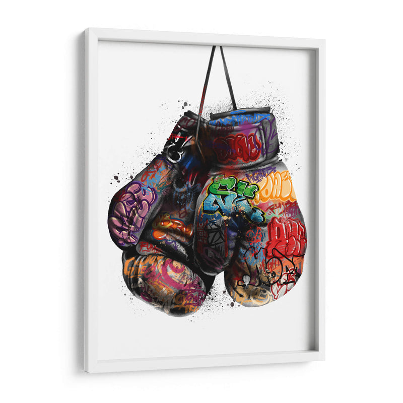 Guantes de Box Graffiti - David Aste | Cuadro decorativo de Canvas Lab