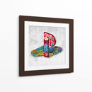 Playstation Logo Graffiti - David Aste | Cuadro decorativo de Canvas Lab