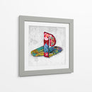 Playstation Logo Graffiti - David Aste | Cuadro decorativo de Canvas Lab